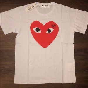 Comme Des Garçons CDG Play Slim Fit Logo T Shirt